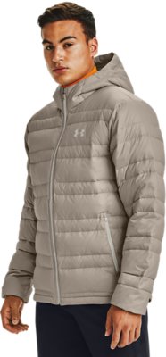 Under Armour Men/'s Winter Warm Thick Duck Down Jacket Snow Hooded Coat Parka UK